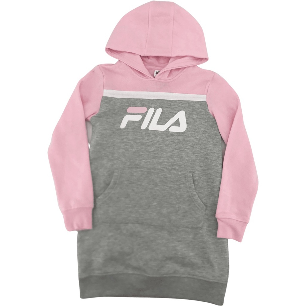 Grey and Pink Fila Sweater Dress Size XXL(18/20)